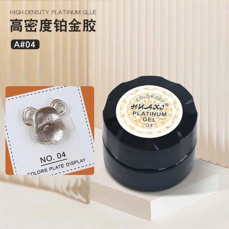 Gel Nhũ Đặc Vẽ Viền Móng- Gel Nhũ Đặc Trang Trí Nail Art, Lấp Lánh, Chuẩn Salon