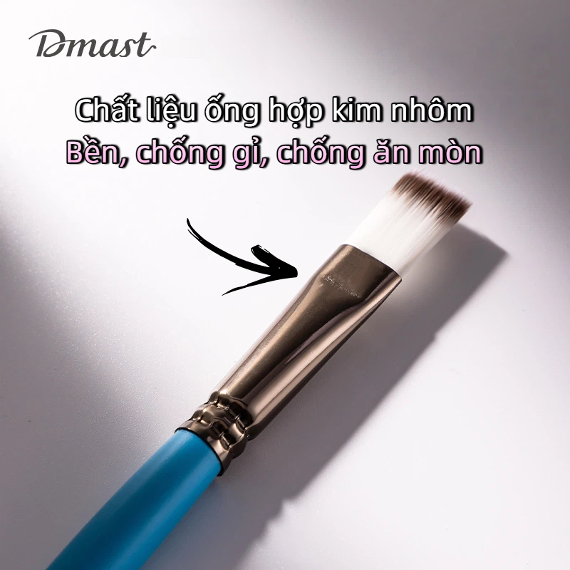 [Deli] Bộ Cọ Vẽ Chuyên Nghiệp Cọ Acrylic/ Watercolor/ Gouache Thân To Dễ Cầm, Lông Cao Cấp