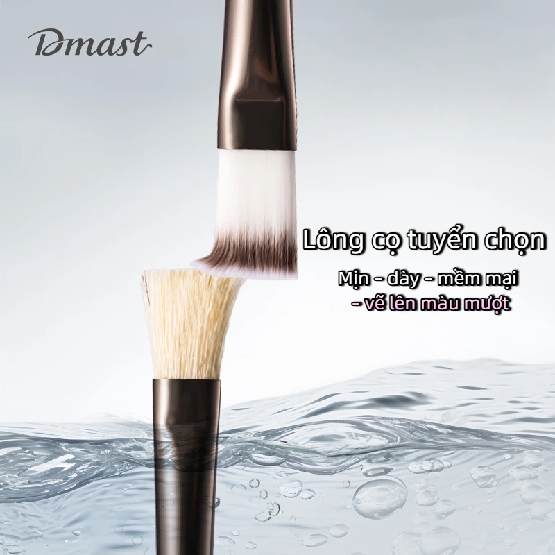 [Deli] Bộ Cọ Vẽ Chuyên Nghiệp Cọ Acrylic/ Watercolor/ Gouache Thân To Dễ Cầm, Lông Cao Cấp