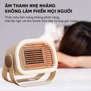 Máy sưởi gốm mini YAMAZAKi 400W PTC màu be