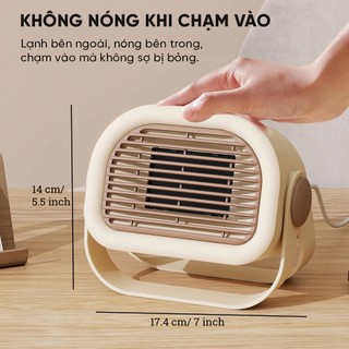 Máy sưởi gốm mini YAMAZAKi 400W PTC màu be