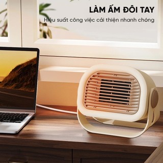 Máy sưởi gốm mini YAMAZAKi 400W PTC màu be