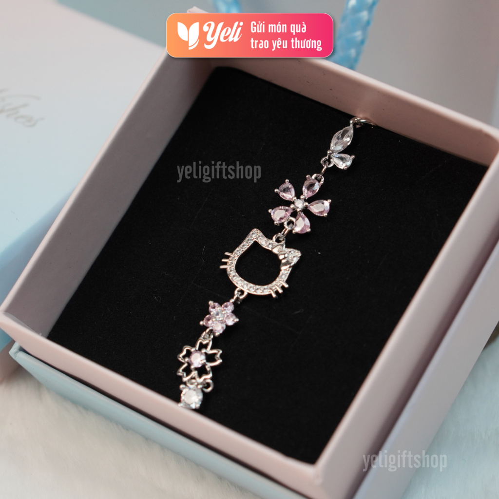 Hộp quà trang sức dây chuyền, vòng tay tự chọn kèm gấu, hoa, phụ kiện cho người yêu, bạn gái, Set quà dây chuyền