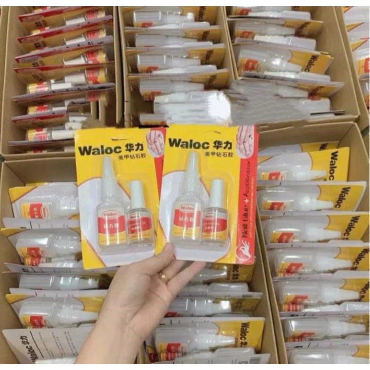 Keo Dán Móng Waloc Chính Hãng -Keo Bê Tông Siêu Bền Dán Móng Giả, Đá, Phụ Kiện Nails