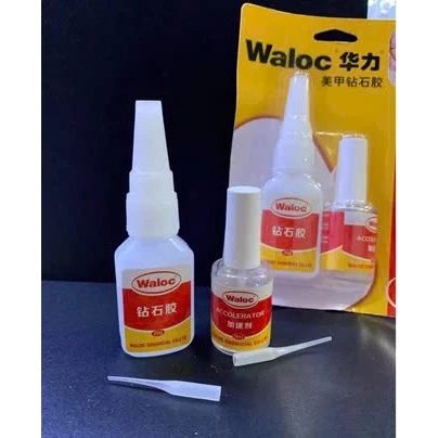 Keo Dán Móng Waloc Chính Hãng -Keo Bê Tông Siêu Bền Dán Móng Giả, Đá, Phụ Kiện Nails