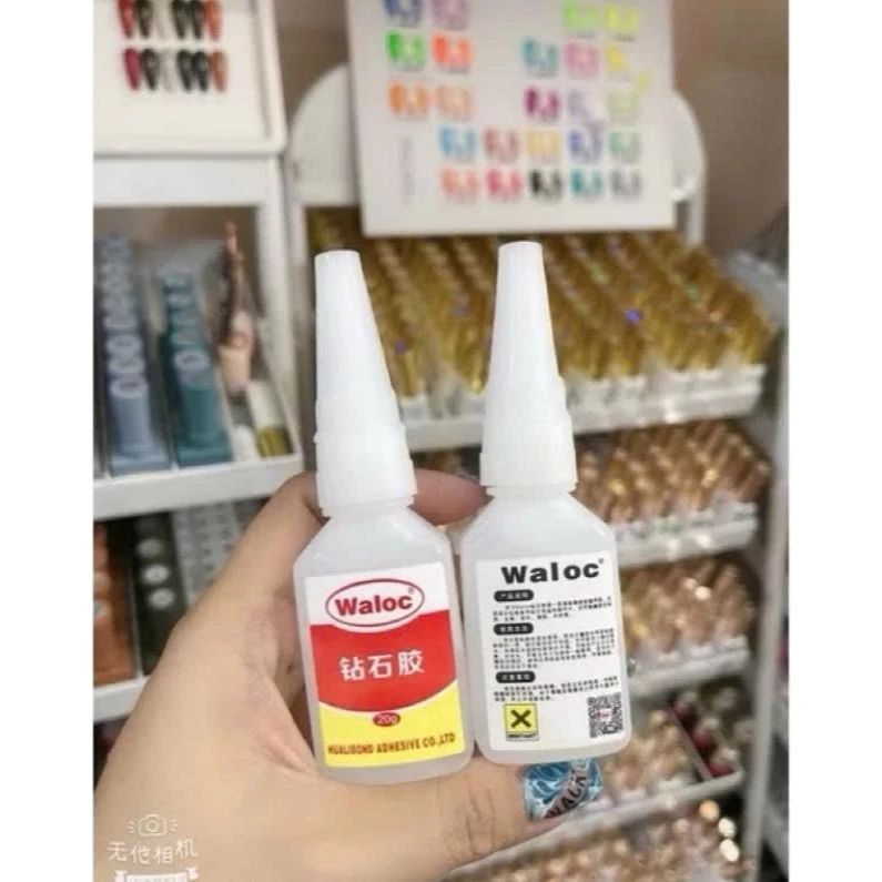 Keo Dán Móng Waloc Chính Hãng -Keo Bê Tông Siêu Bền Dán Móng Giả, Đá, Phụ Kiện Nails