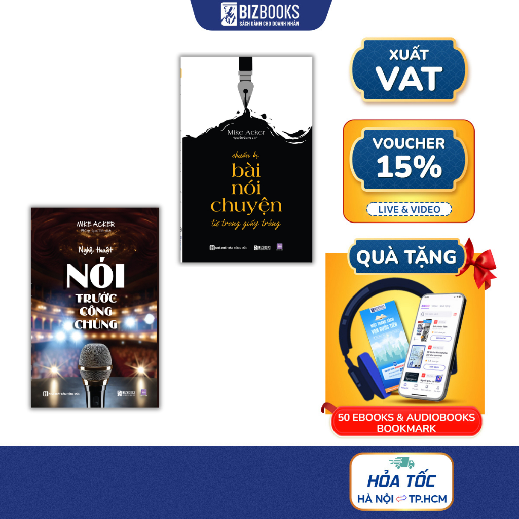 Sách Nghệ Thuật Nói Trước Công Chúng Và Chuẩn Bị Bài Nói Chuyện Từ Trang Giấy Trắng - Bizbooks