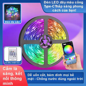 🌈 ĐÈN LED DÂY 10M NHIỀU MÀU – TRANG TRÍ TIỆN LỢI, SIÊU ĐẸP