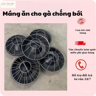 Máng Ăn Cho Gà Chống Bới Loại Mới Siêu Bền Cho Gia Súc Gia Cầm Chia Ngăn