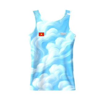 Áo thể thao chạy bộ UNISEX- VELOSAR- BST MÂY LỬA DỆT NÊN HÒA BÌNH RTT-60072-L07