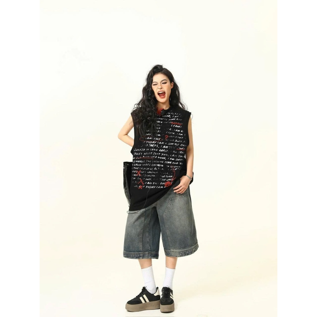 Áo thun Tanktop Cổ tròn  I AM THE Localbrand ICVCVNI Unisex Cotton