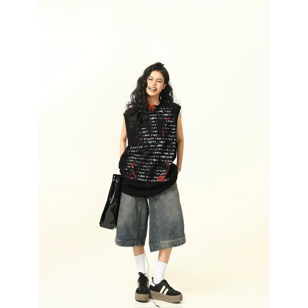 Áo thun Tanktop Cổ tròn  I AM THE Localbrand ICVCVNI Unisex Cotton