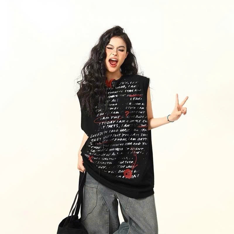 Áo thun Tanktop Cổ tròn  I AM THE Localbrand ICVCVNI Unisex Cotton