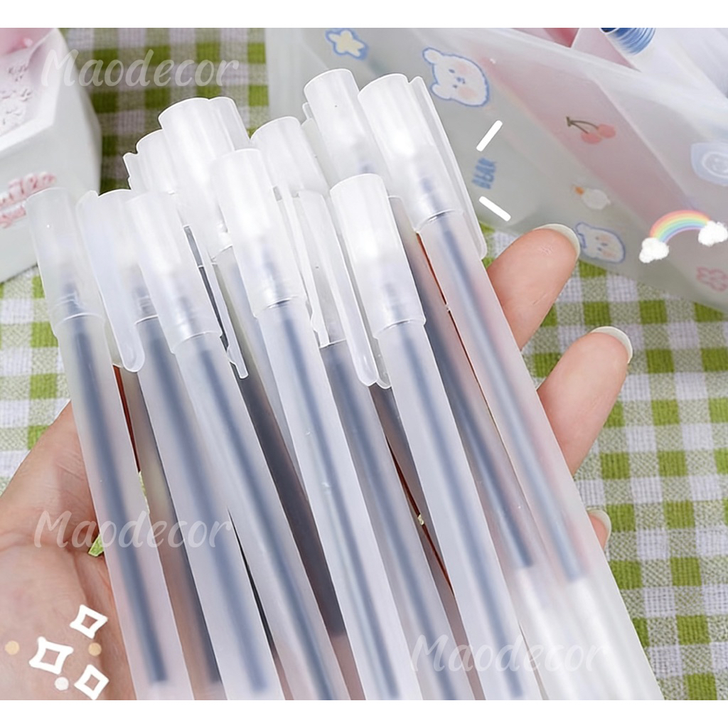 Bút mực gel Siijin – Ngòi 0.5mm, Mực Đều Nét, Viết êm – Văn phòng, Học sinh