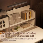 AURA Bàn học, chống gù lưng và cận thị, có thể nâng hạ chiều cao, điều chỉnh mặt bàn, kèm giá đỡ sách có thể điều chỉnh — ảnh 2