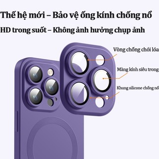 Ốp lưng iPhone silicone vân kim loại, bảo vệ camera cho iPhone 12 13 14 15 16 17 Pro Max Plus