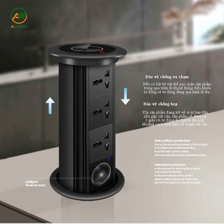 Ổ Cắm Âm Bàn Thông Minh AGREEN AG-L09 – Sạc Nhanh PD | Nâng Hạ Điện Tử | Chống Nước IP44
