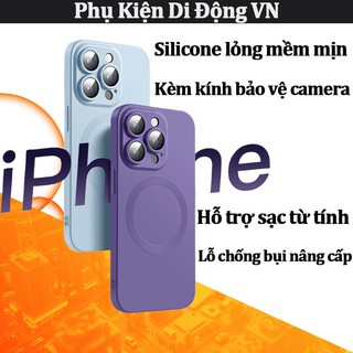 Ốp lưng iPhone silicone vân kim loại, bảo vệ camera cho iPhone 12 13 14 15 16 17 Pro Max Plus