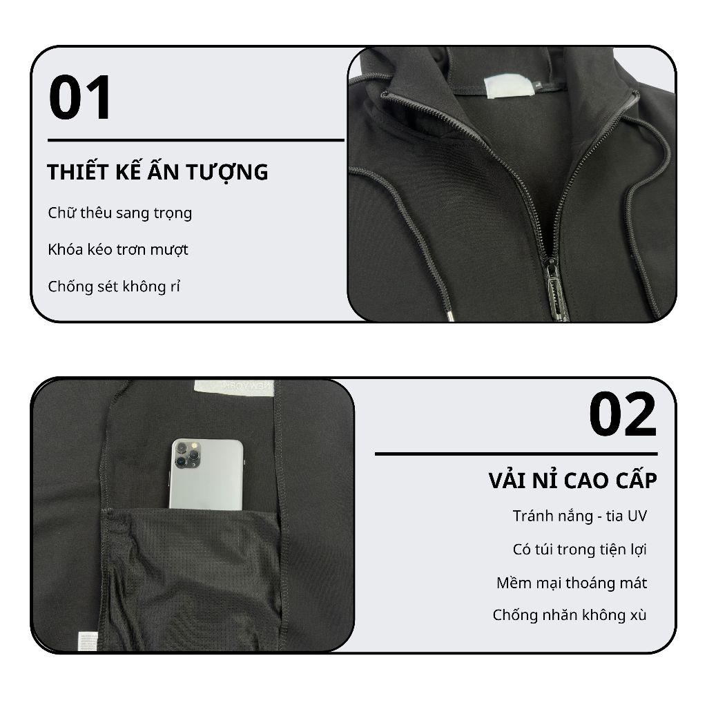 Áo Khoác Nam Boy Phố  Thiết Kế 3 Sọc Tay Thời Thượng Vải Nỉ Cao Cấp Mùa Đông 018