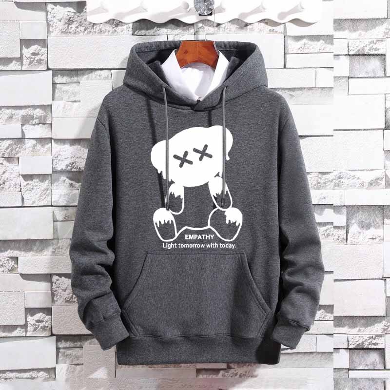 Áo hoodie GẤU EMPATHY nam nữ Form rộng ,khoác nỉ có nón kiểu dáng Basic Hàn Quốc Hot 2026 - K1