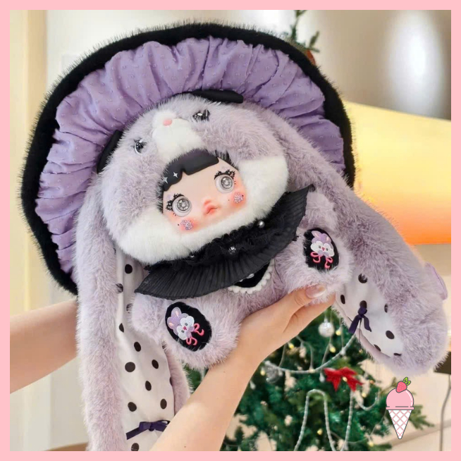 [Hỏa tốc] Blind box Gấu bông mô hình nhân vật Nommi 400% V2 Mushroom Hat HITOY chính hãng