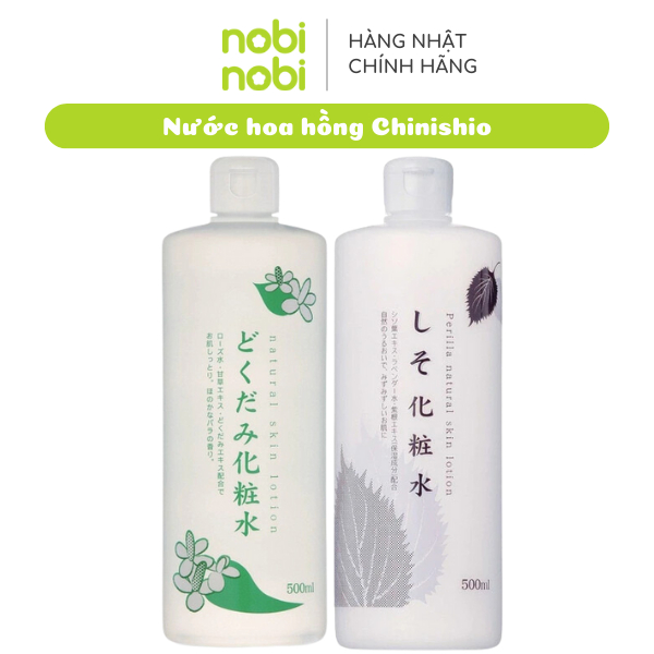 Nước hoa hồng Chinoshio Dokudami chiết xuất diếp cá, tía tô