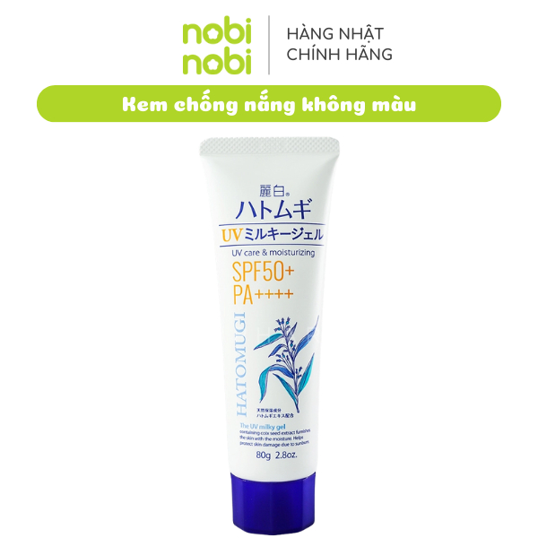 (Chính hãng) Kem Chống Nắng Reihaku Hatomugi Nâng Tông và Dưỡng Ẩm Cho Da SPF 50+ PA++++