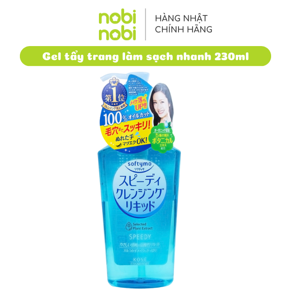 Dầu Tẩy Trang Kose Softymo Cleansing Oil Làm Sạch Da 60ml/200ml/230ml