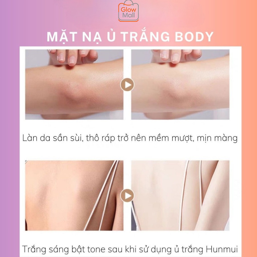 Kem Ủ Trắng 🇻🇳Ủ Tắm Trắng Body Hunmui Kem Tắm Trắng Toàn Thân HUNMUI 300g Dưỡng Trắng Da Toàn Thân