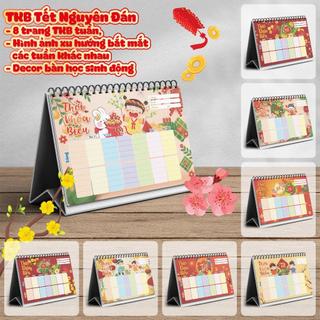 Thời khóa biểu hình ảnh mùa lễ hội, tết nguyên đán