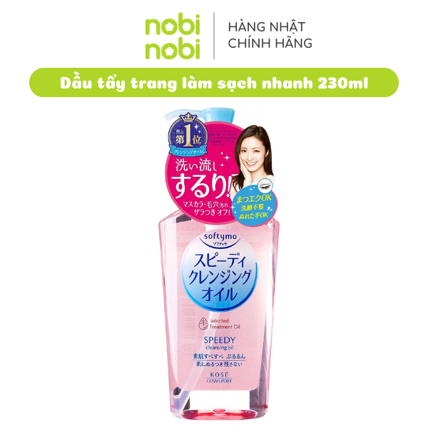 Dầu Tẩy Trang Kose Softymo Cleansing Oil Làm Sạch Da 60ml/200ml/230ml