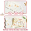 Hộp 5 Khăn Sữa Sợi Tre Organic IQKAO 4 Lớp Siêu Mềm Mịn Kháng Khuẩn Thấm Hút Tốt Không Xù Lông An Toàn Cho Bé Sơ Sinh