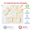Hộp 5 Khăn Sữa Sợi Tre Organic IQKAO 4 Lớp Siêu Mềm Mịn Kháng Khuẩn Thấm Hút Tốt Không Xù Lông An Toàn Cho Bé Sơ Sinh
