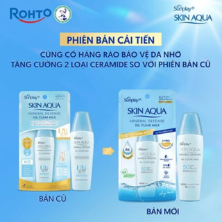 Sữa Chống Nắng Vật Lý Sunplay Skin Aqua Mineral Defense Oil Clear Milk 25g