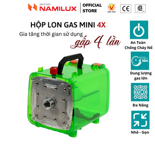 Hộp Đựng Lon Gas Mini 4X - Giải Pháp Thay Thế Cho Bình Gas 12kg - Gia Tăng Thời Gian Cháy Gấp 4 Lần