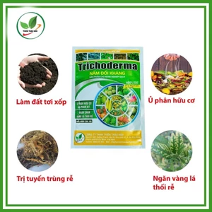 Men vi sinh nấm TRICHODERMA dùng ủ phân và xử lý đất gói 1kg