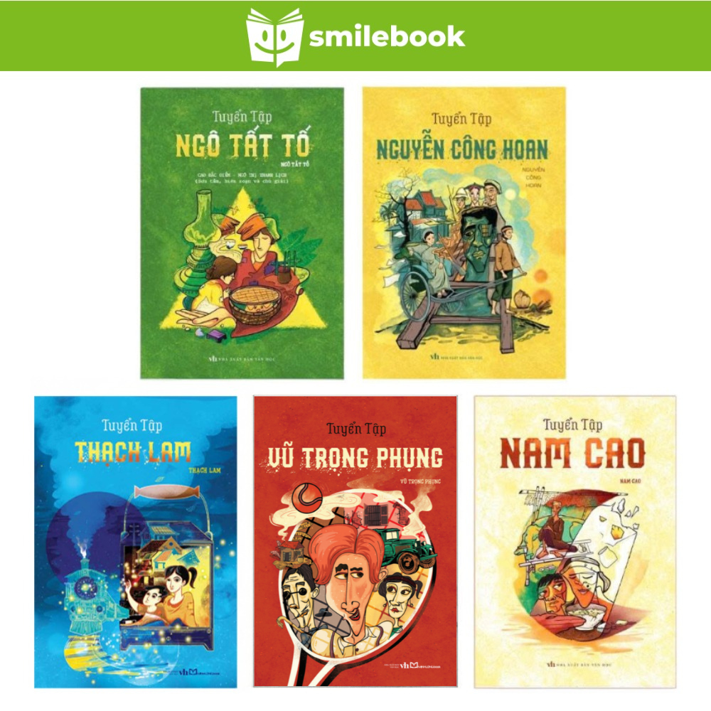 Sách: Tuyển Tập Thạch Lam + Ngô Tất Tố + Nam Cao + Vũ Trọng Phụng + Nguyễn Công Hoan