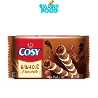 Bánh Quế Cosy 4 Vị Socola, Dâu, Lá Dứa, Xoài Xí Muội Hộp x 117.6G