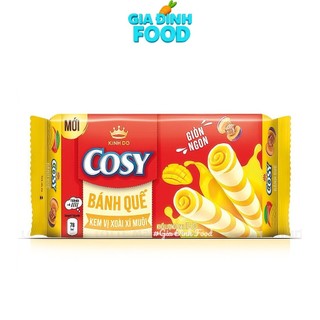 Bánh Quế Cosy 4 Vị Socola, Dâu, Lá Dứa, Xoài Xí Muội Hộp x 117.6G