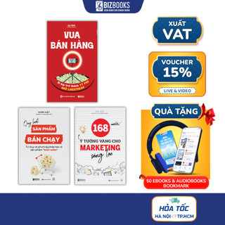 Sách - Bộ 3 Cuốn Vua Bán Hàng, 168 Ý Tưởng Vàng Marketing, Quy Luật Sản Phẩm Bán Chạy (Combo/lẻ tùy chọn)