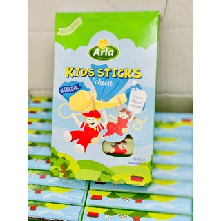 Phô Mai Que Arla Kids Sticks Vị Thơm Ngon Hộp 6 Gói Cung Cấp Protein, Canxi Cho Bé