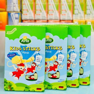 Phô Mai Que Arla Kids Sticks Vị Thơm Ngon Hộp 6 Gói Cung Cấp Protein, Canxi Cho Bé