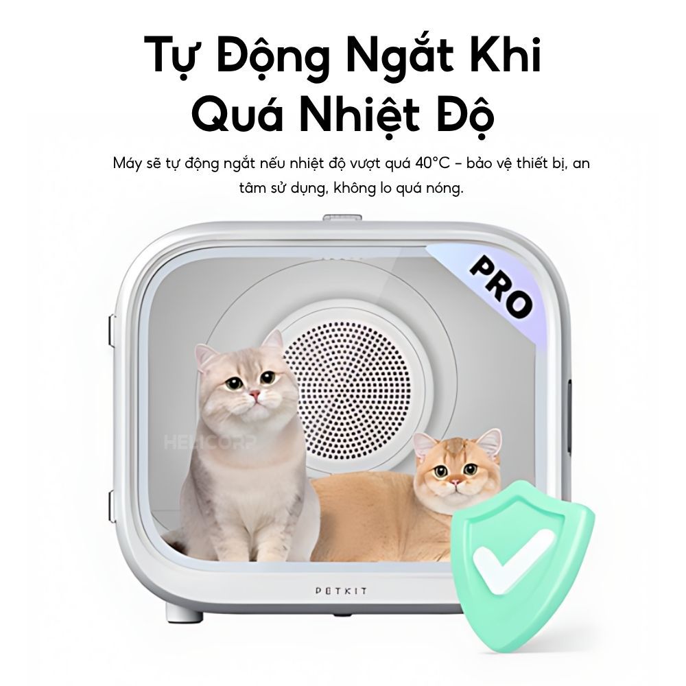 [New 2026] Máy Sấy Lông Chó Mèo Petkit AirSalon Max Pro 2026 Lồng Sấy Lông Thú Cưng Spa Tại Nhà