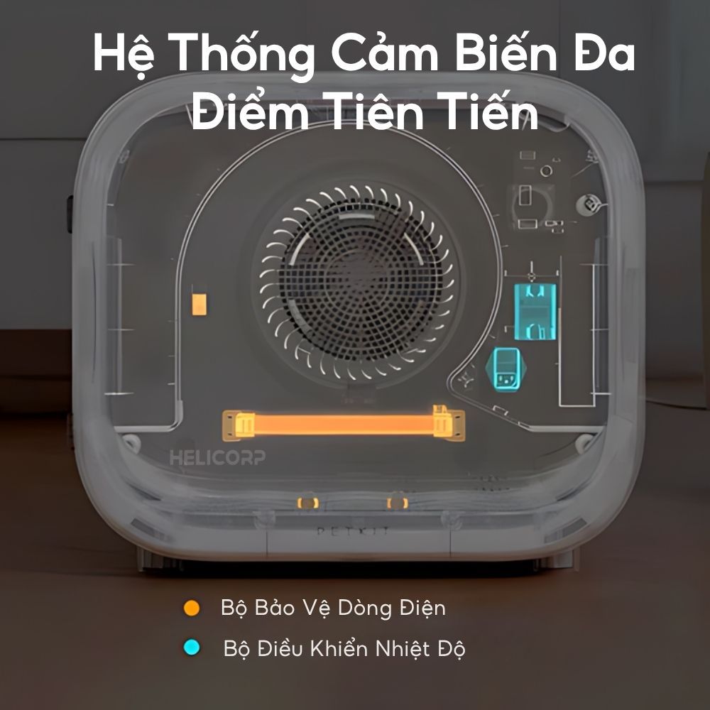 [New 2026] Máy Sấy Lông Chó Mèo Petkit AirSalon Max Pro 2026 Lồng Sấy Lông Thú Cưng Spa Tại Nhà