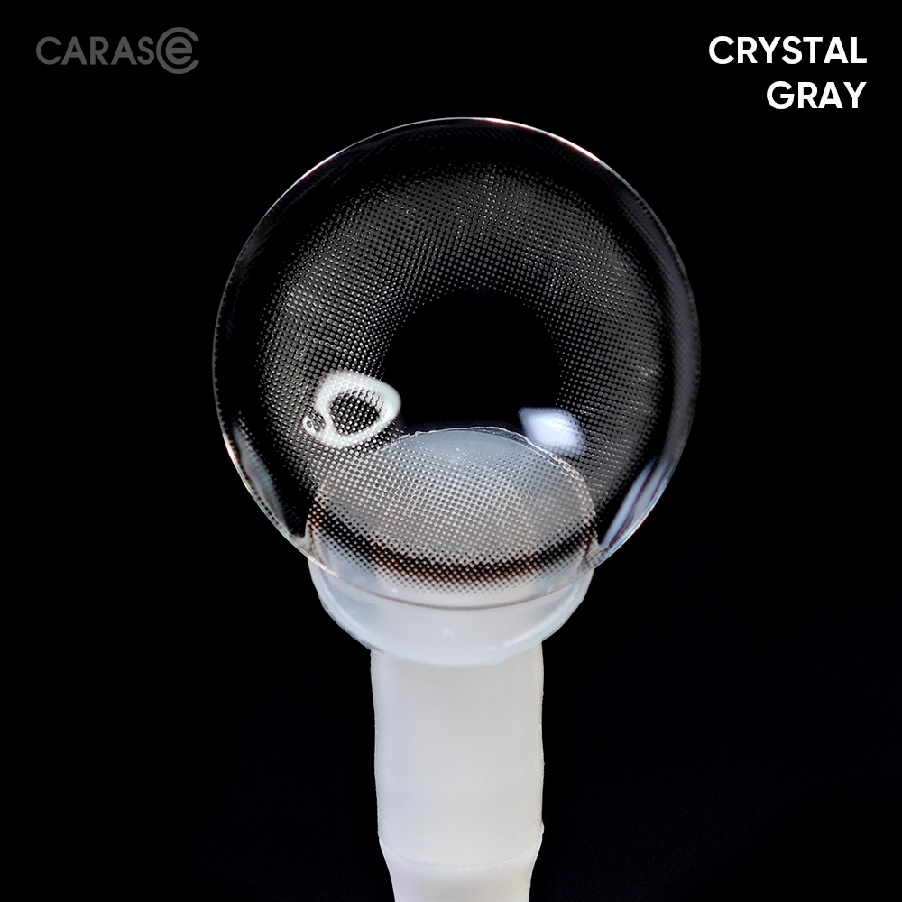 [1 chiếc] Kính áp tròng khoá ẩm 8H 1 Ngày Màu Xám Pha Lê CARASE, Lens cận CRYSTAL GRAY
