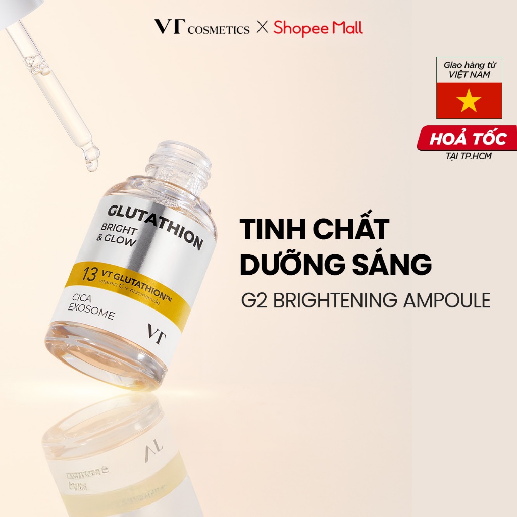 vt glutathione g2 brightening ampoule Glutathione G2 Brightening Ampoule – K-Beauty Store main image 1