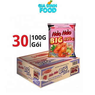 Thùng x30 Gói Mì Hảo Hảo Tôm Chua Cay 75g/ Hảo Hảo Big Gói 100g