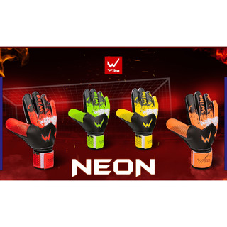 Găng Tay Thủ Môn Wika Neon Chính Hãng Xương Giúp Trợ Lực Tốt Bề Mặt Bám Dính, Thoáng Khí Thoát Hơi Tốt