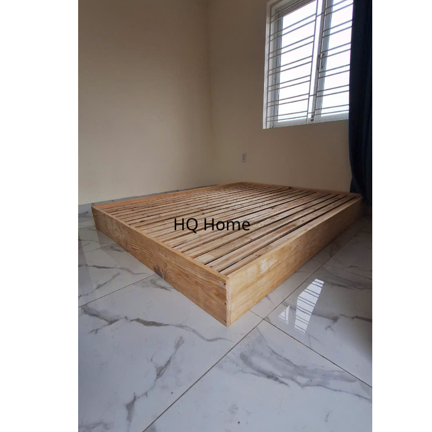Pallet,gường cao 20cm có thành chống trôi đệm chiếu