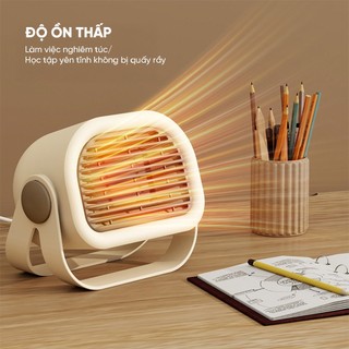 Máy sưởi gốm mini YAMAZAKI để bàn nhỏ gọn tiện lợi công suất 400W sưởi ấm cho trẻ, cho cá nhân làm việc, học tập